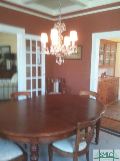dining room with french doors