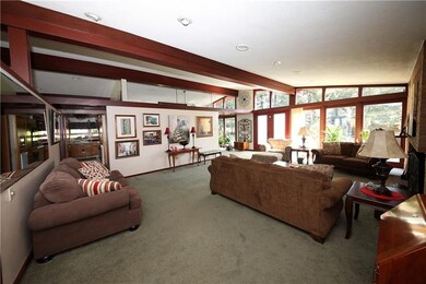 Wonderful lay out for entertaining. Beautiful wood