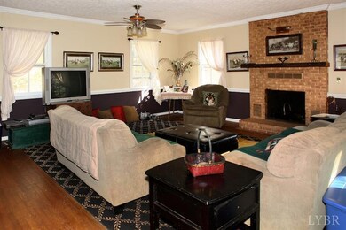 HUGE main level Family Room with fireplace!