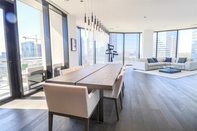 Floor to ceiling windows gives the open space look
