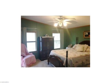 Master bedroom features vaulted ceilings, enormous