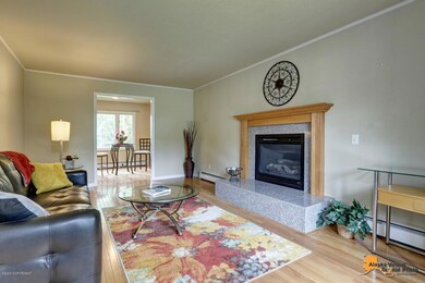 Living Room with Gas Fireplace