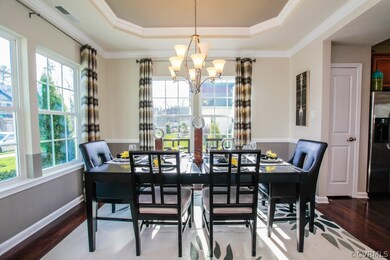 3612AvocadoDr- Dinning Room with tray ceiling, har