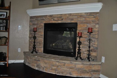 Fireplace in livingroom