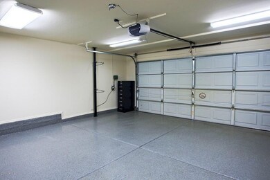 Garage with Epoxy Flooring