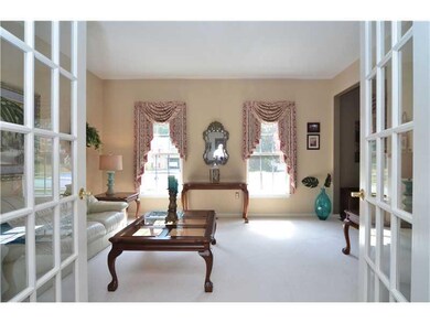 Exterior Front. Beautiful French doors leading fro