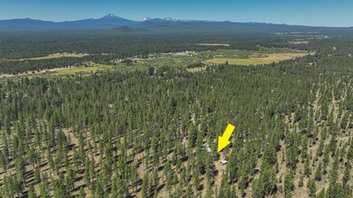 Arial view with arrow