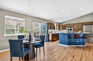 Newly renovated kitchen featuring quartz countertops!