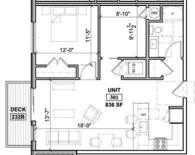 Flats #501 Floor Plan