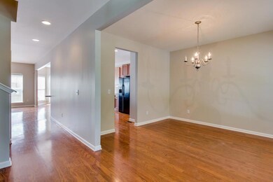 Formal Dining Room.  Home was freshly painted in 