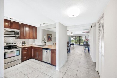 Kitchen with appliances with stainless steel finis