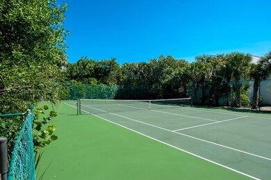 View of tennis court