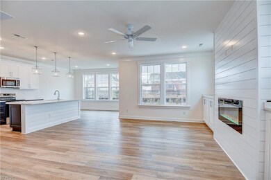 Sample photo family room/kitchen