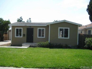 Large landscaped front yard