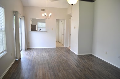 Pass-through bar  window. High volume ceiling