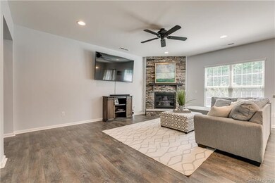 Living Area with Gas Fireplace