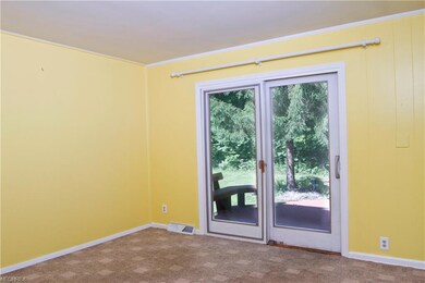 office or den with sliders, to newly painted deck