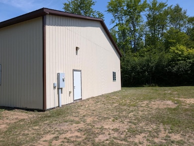 back of pole barn
