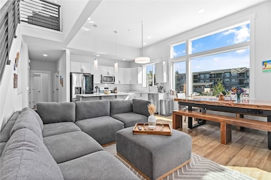 Spacious great room. Tons of light!