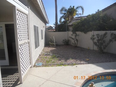 Side yard on West side of Home