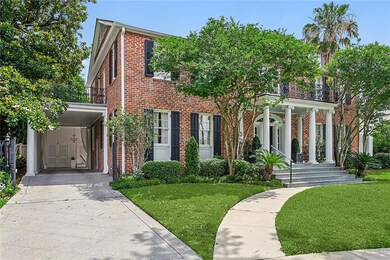 Porte-cochere parking leads directly into your den