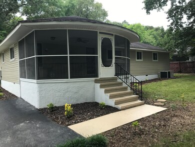 large screened porch