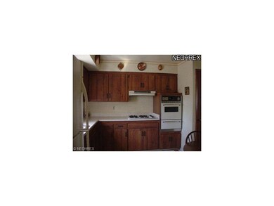 Plenty of cupboards in this eat-in-kitchen