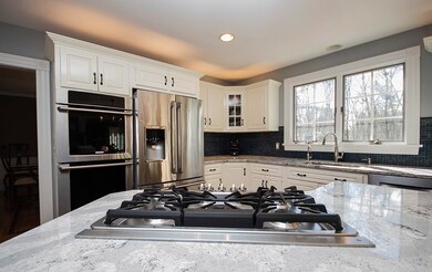 Open bright kitchen
