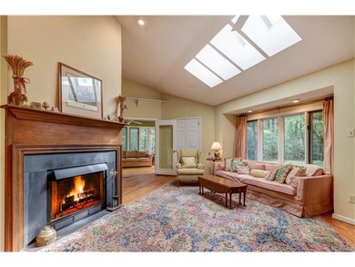 View of Great Room. Cathedral ceilings and sky lig
