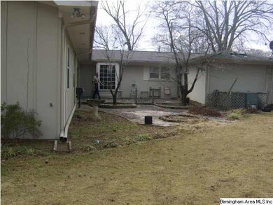 Rear patio