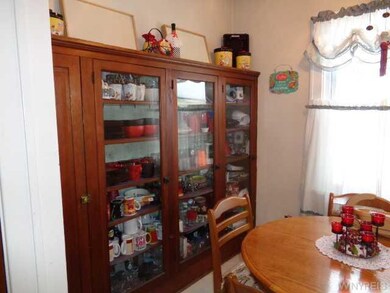 Kitchen antique cupboard area built-in