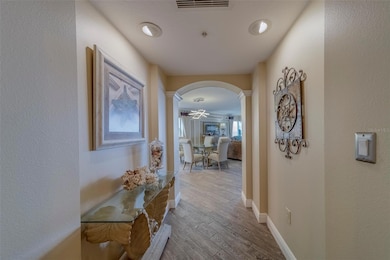 Hallway to open space Dining and Kitchen