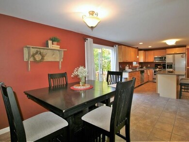 The dining room is straight ahead as...