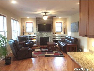 Family Room. This open floor plan is great for ent