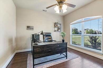 Large window highlight the study and overlooks the
