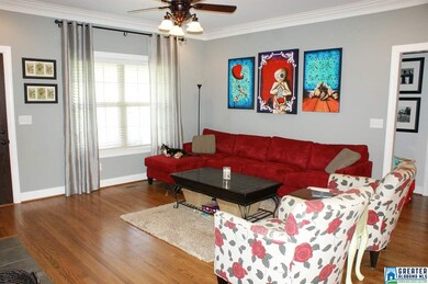 another view, crown molding, lots of light, open t