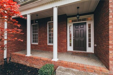 Mature landscape includes large river birch, Japanese bloodgood maple, autumn blaze red maple tree, 2 leyland Cyprus, 16 foot shrub solar shield entire western side of the home, & flowering dogwood. 