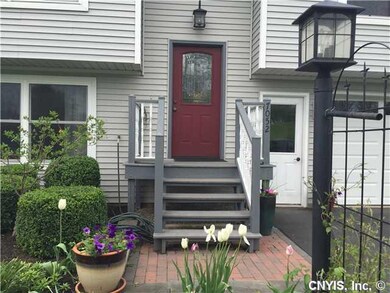 Exterior Front Welcoming brick-paver walkway, bran