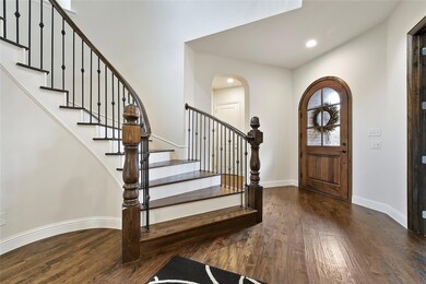 Beautiful front door complete with wood and framed