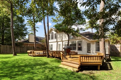 Picturesque backyard! Who wouldn't want to spend time out here!