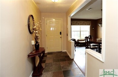 Entry Hall with gorgeous slate flooring.