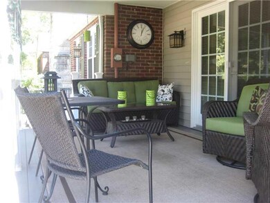 Exterior Front. The large front porch creates another outdoor room, with ceiling fan & great flow through to house.