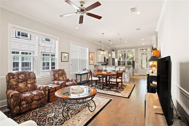 Open Floor Plan that leads out to back patio.   Wo