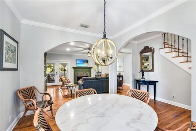 The open concept floor plan is perfect for gatheri