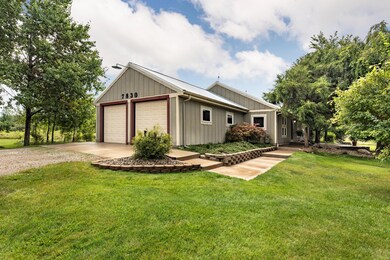 Attached garage