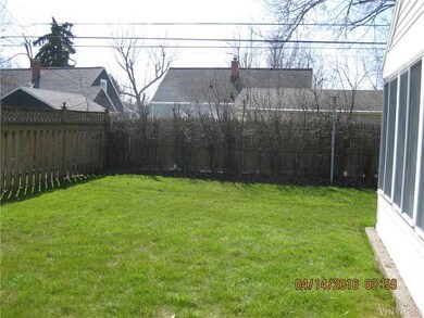 Backyard. fenced