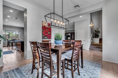 Formal dining right off courtyard