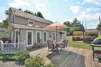 Gorgeous large deck off of the front porch/kitchen