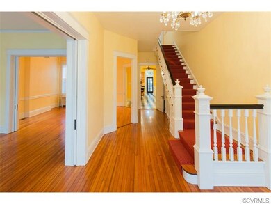 Grand foyer with views throughout main level.