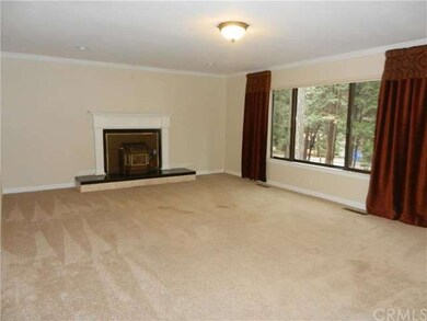 Spacious Living Room--Picture Window--Pellet Stove